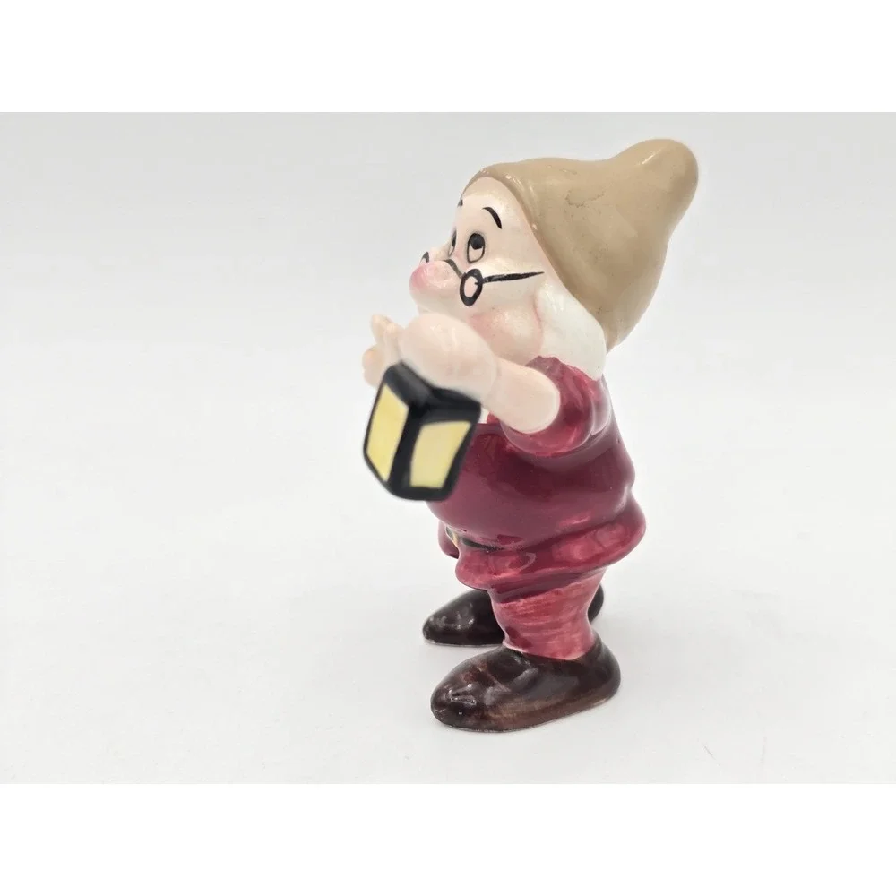 Vintage Disney Japan Ceramic Snow White & the Seven Dwarfs Doc 3